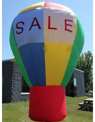 20 Foot Promotional Advertising Inflatable Hot Air Style Balloon - Rainbow Color