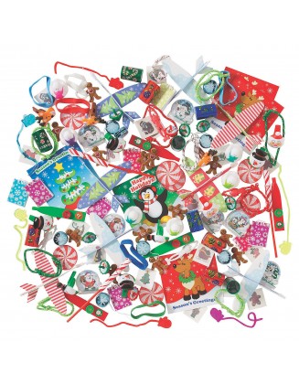 1000 Piece Christmas Novelty Assortment - Party Favors - 1000 Pieces