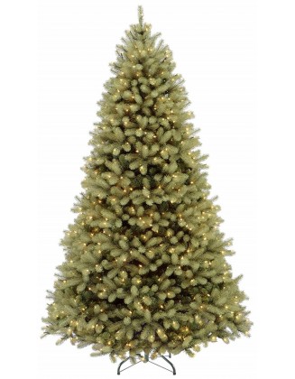 10’ Pre-Lit Downswept Douglas Fir Artificial Christmas Tree – Warm Clear LED Lights