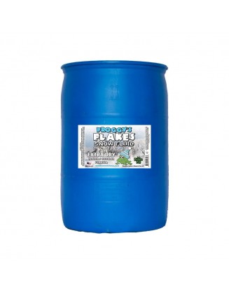 55 Gallon Drum - EXTRA DRY - OUTDOOR FORMULA - Snow Juice Machine Fluid - Froggys Flakes (30 Foot Float / Drop) Highly Evaporative Formula