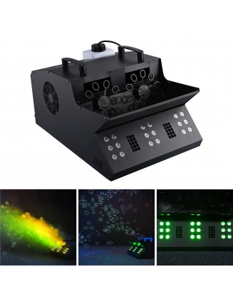 3in1 Bubble Machine, Fog Machine, Multiple Stage Effect Light,Remote Controller
