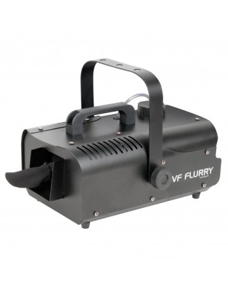 (2) American DJ VF Flurry High Output Snow Machines w/ Remotes & (2) Snow Fluids