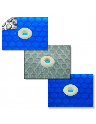 16' x 32' Oval Swimming Pool Solar Blanket 800, 1200 and 1600 Series W Grommets