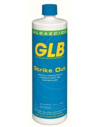 (12) 1 Qt. GLB Strike-Out Algaecide For Swimming Pools 71114