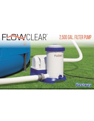 Bestway 1000 GPH/1500 GPH/2500 GPH Filter Pump for Above Ground Swimming Pools