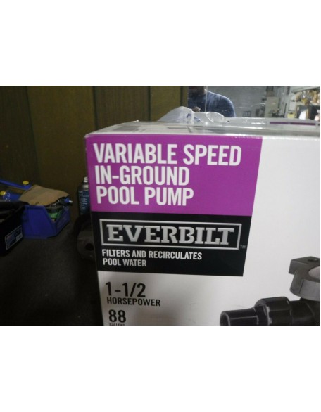 *NEW* Everbilt 1.5 HP Variable Speed Pool Pump, PCP15001-VSP