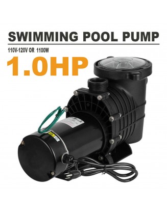 110-120v 1.0HP Inground Swimming Pool pump motor Strainer UL Certified USA STOCK