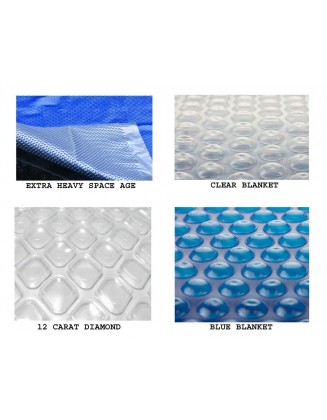 16' x 24' Rectangle Swimming Pool Solar Cover Blanket 800, 1200, & 1600 Series