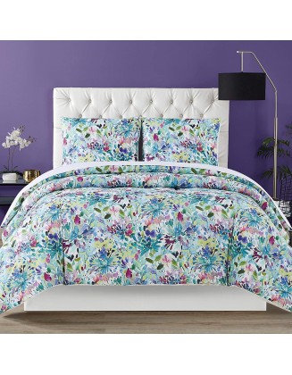 Christian Siriano Dhalia Botanical Floral Comforter Sets, Full/Queen