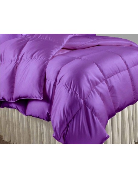 9 Piece Set Polyester Satin Silk Ultra Soft Hotel Class Comfortable Hotel Bedding (1 Comforter, 1 Fitted Sheet, 1 Flat Sheet, 4 Pillow Cases) (Lavender, Twin)
