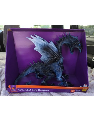 19 inch LED Blue Sky Dragon Halloween Home Accents