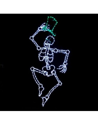 (Price Reduced) (Halloween) Dancing Skeleton (LED - 300 Bulbs)