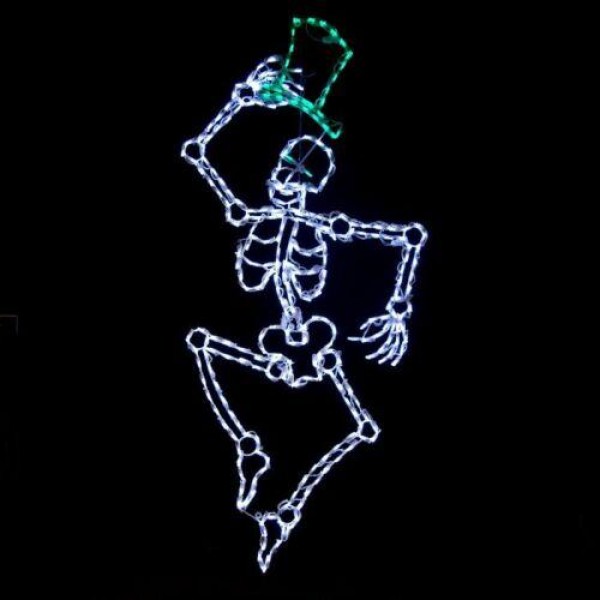 (Price Reduced) (Halloween) Dancing Skeleton (LED - 300 Bulbs)