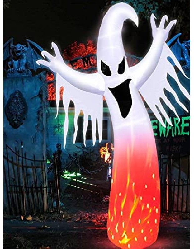 [Rotating Flame] 12 Foot Giant Halloween Inflatables Flame ...
