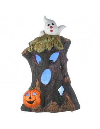 18 in. Haunted Tree Trunk with LED Light