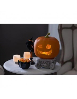 10.5 in. Product Height Orange Jabberin' Jack Talking Animated Pumpkin with Built in Projector & Speaker Plug'n Play