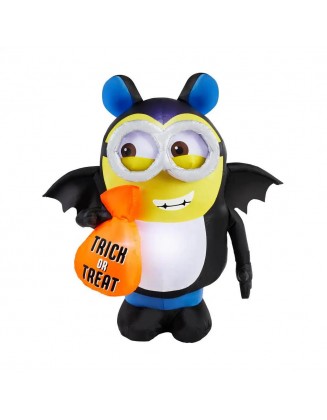3.5 ft. LED Dave in Bat Costume Inflatable