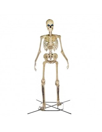 12 ft Giant-Sized Skeleton with LifeEyes(TM) LCD Eyes