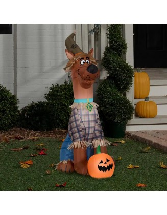 3.5 ft. H Inflatable Airblown-Scooby as Scarecrow-SM-WB