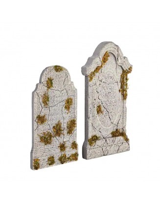 2-Piece 24 in. and 30 in. Decayed Tombstones