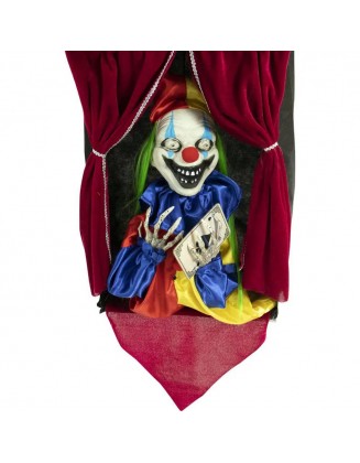 27 in. Touch Activated Animatronic Clown