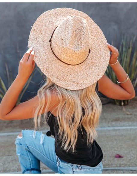Boardwalk Raffia Sun Hat
