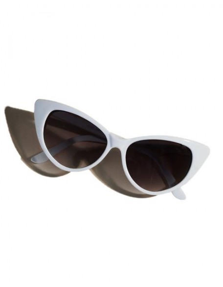 Iva Cat Eye Sunglasses - White